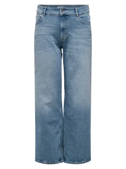 Sale CARJUICY Høj talje Wide leg fit Jeans Dame Jeans|Jeans