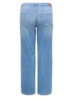 Discount CARJULLES Lav talje Wide leg fit Jeans Dame Jeans|Jeans