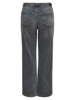 Clearance CARJULLES Mellemhøj talje Wide leg fit Jeans Dame Jeans|Jeans