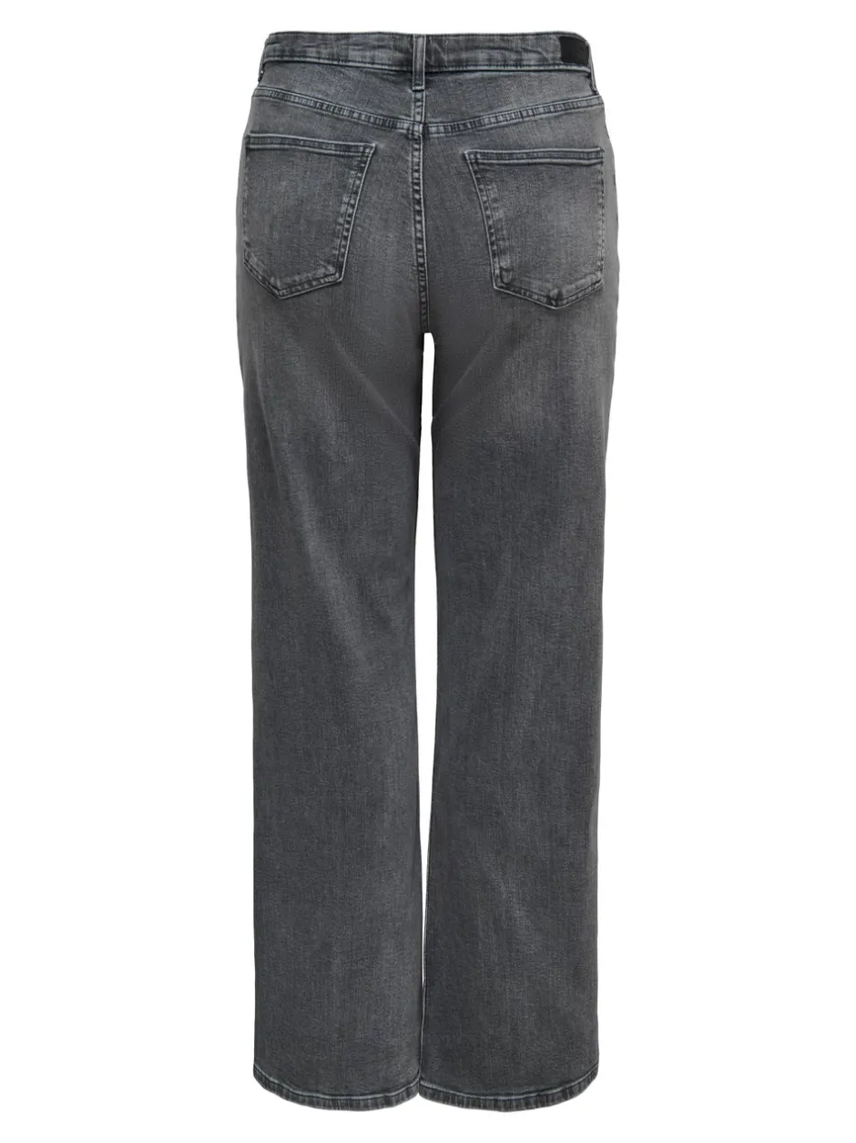 Clearance CARJULLES Mellemhøj talje Wide leg fit Jeans Dame Jeans|Jeans