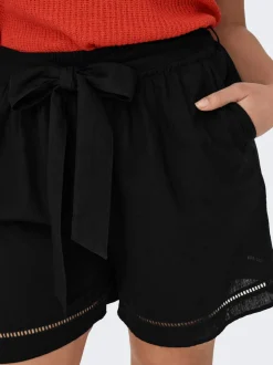 Clearance CARJUPITER Mellemhøj talje Loose fit Shorts Dame Shorts