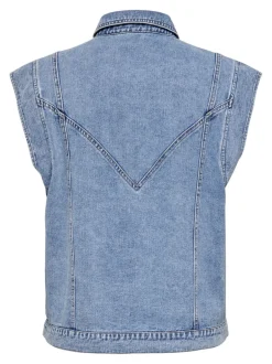 Hot CARKENNEDY Denimvest Dame Jakker Og Frakker