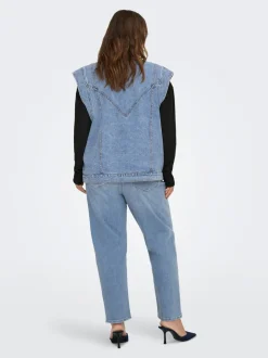 Hot CARKENNEDY Denimvest Dame Jakker Og Frakker