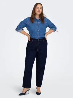 Discount CARKIMBERLY Denim-skjorte Dame Double Denim|Skjorter