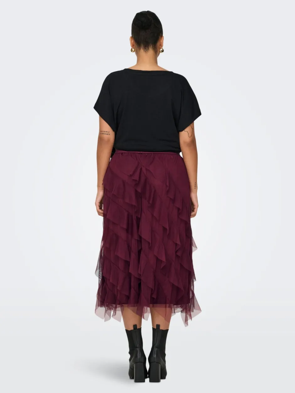 Sale CARLAFALDA Nederdel Midinederdel Dame Nederdele