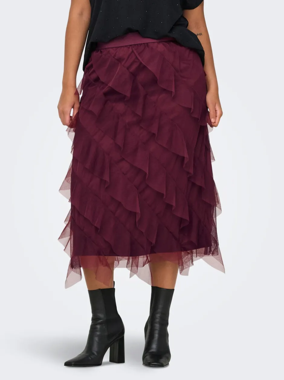 Sale CARLAFALDA Nederdel Midinederdel Dame Nederdele