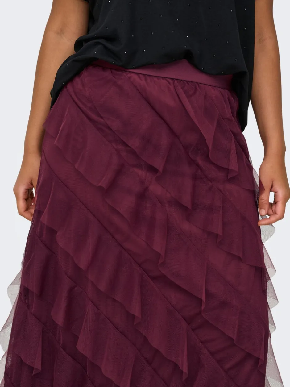 Sale CARLAFALDA Nederdel Midinederdel Dame Nederdele