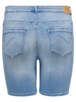 New CARLAOLA Skinny fit Denim-shorts Dame Shorts|Double Denim