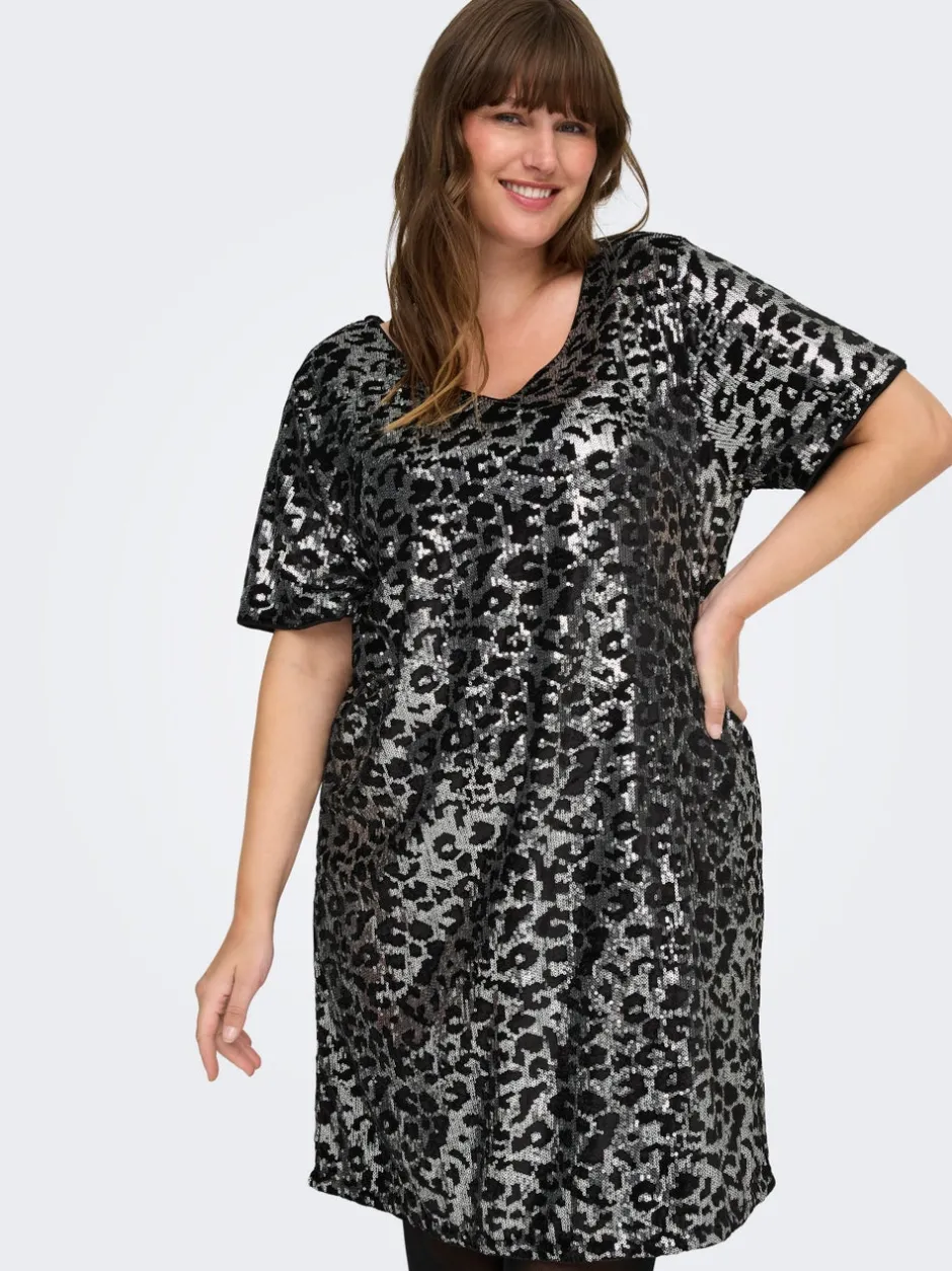 Online CARLEONORA Kort kjole Dame Kjoler