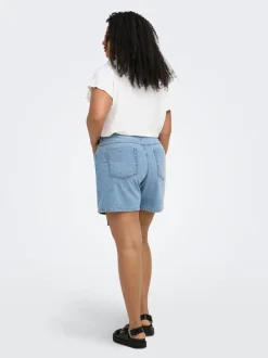 Clearance CARLESLY Buksenederdel Mininederdel Dame Nederdele|Double Denim