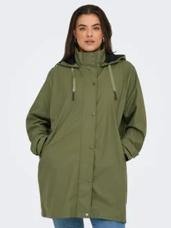 Hot CARLILI Regnponcho Dame Jakker Og Frakker