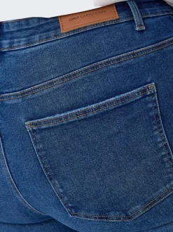 Hot CARLOLA Mellemhøj talje Skinny fit Jeans Dame Jeans|Jeans