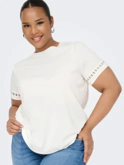 Hot CARLOTTE T-shirt Dame Toppe