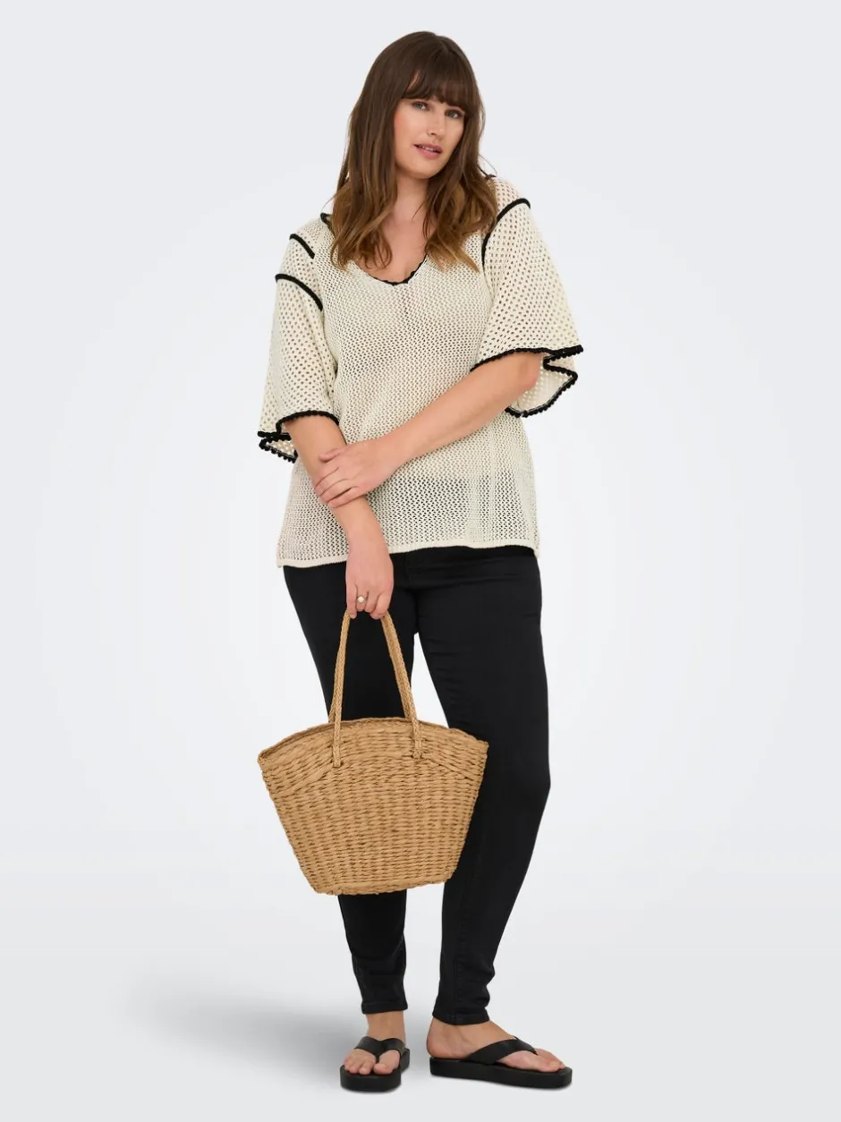 New CARLUCIE Striktrøje Dame Strik & Cardigans