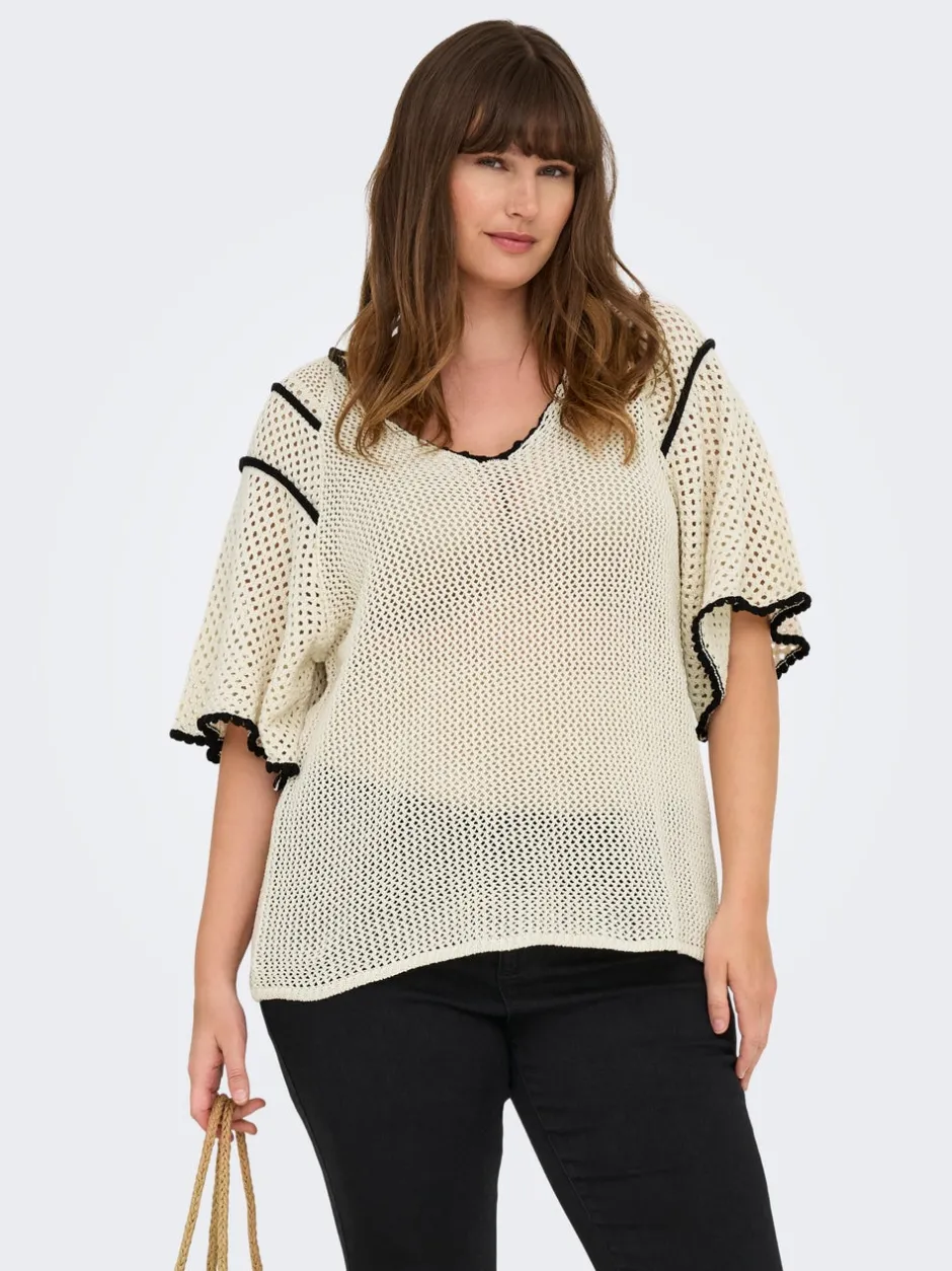 New CARLUCIE Striktrøje Dame Strik & Cardigans