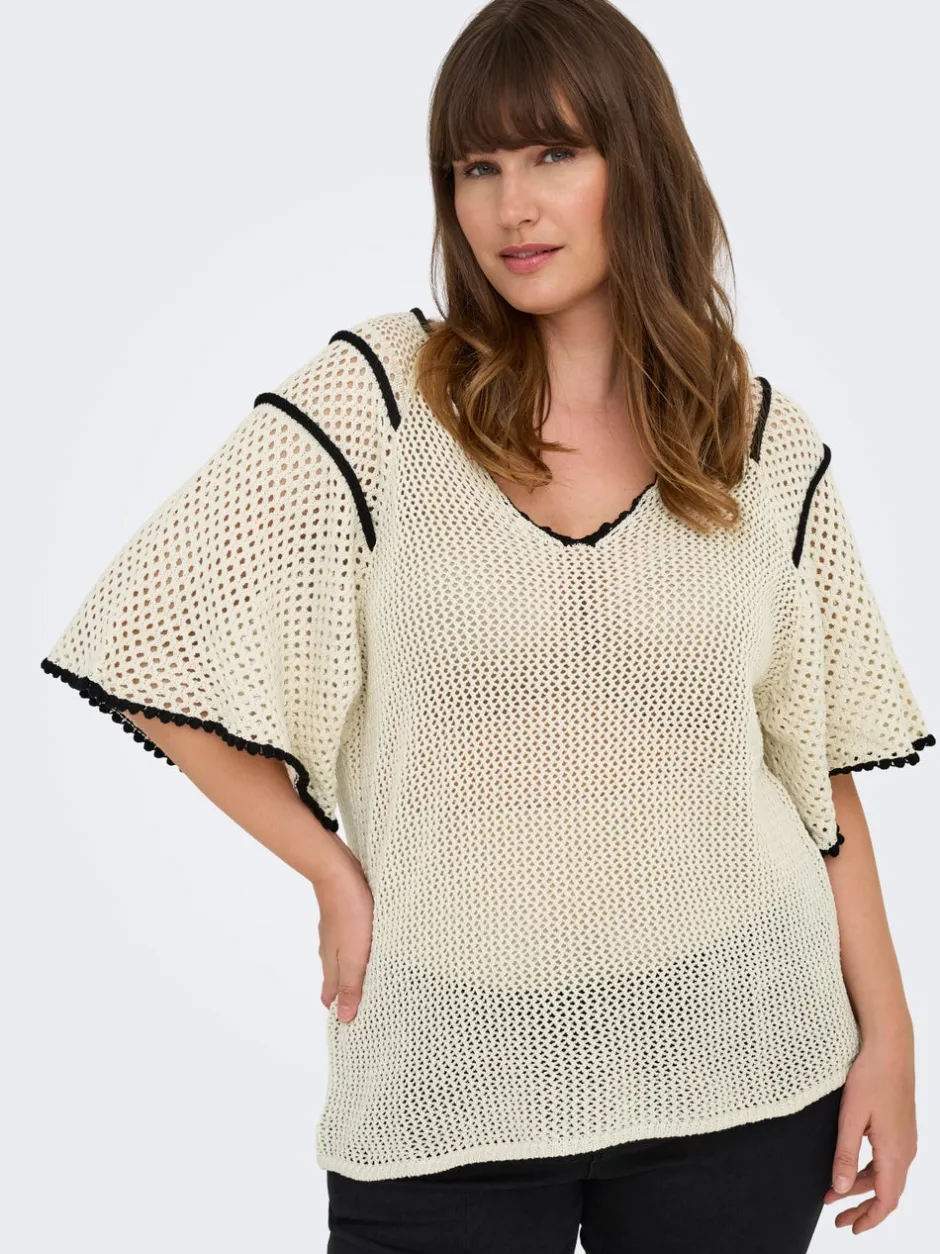 New CARLUCIE Striktrøje Dame Strik & Cardigans
