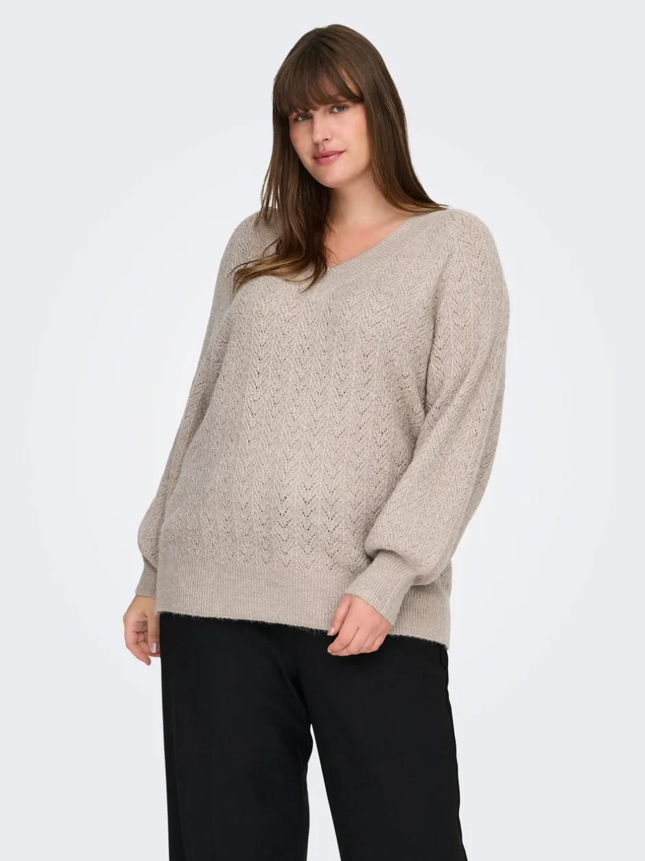 Discount CARLUCILLA Striktrøje Dame Strik & Cardigans