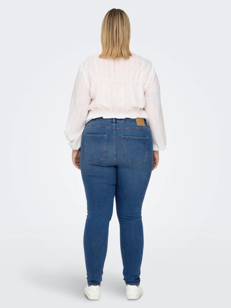 Online CARLUNA Høj talje Skinny fit Jeans Dame Jeans|Jeans