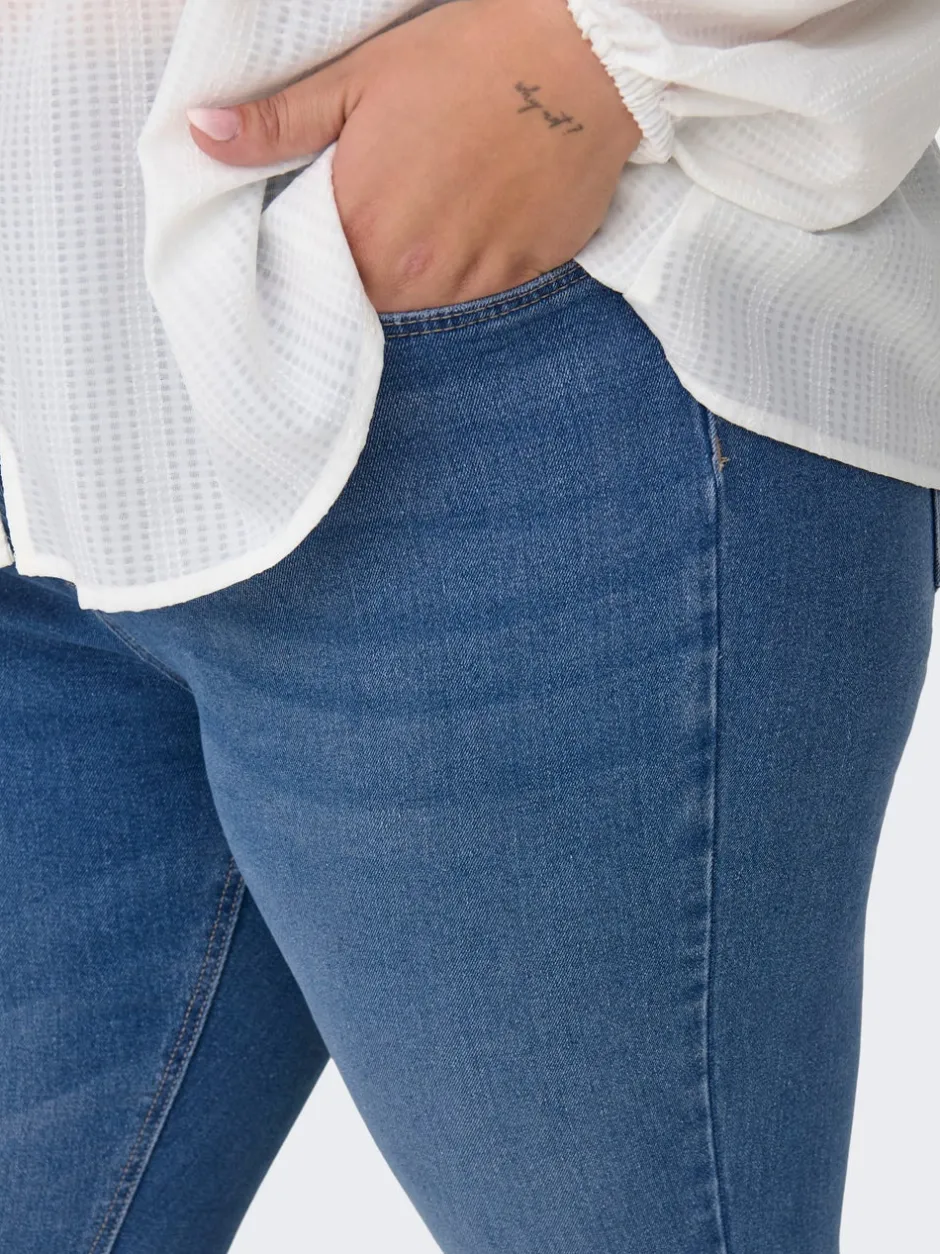 Online CARLUNA Høj talje Skinny fit Jeans Dame Jeans|Jeans