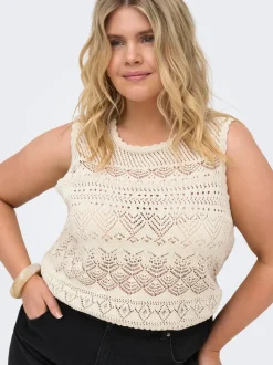 Best CARLUZA vendbar Top Dame Strik & Cardigans
