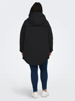 New CARMAASTRICHT Lang parka Dame Jakker Og Frakker