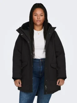 New CARMAASTRICHT Lang parka Dame Jakker Og Frakker