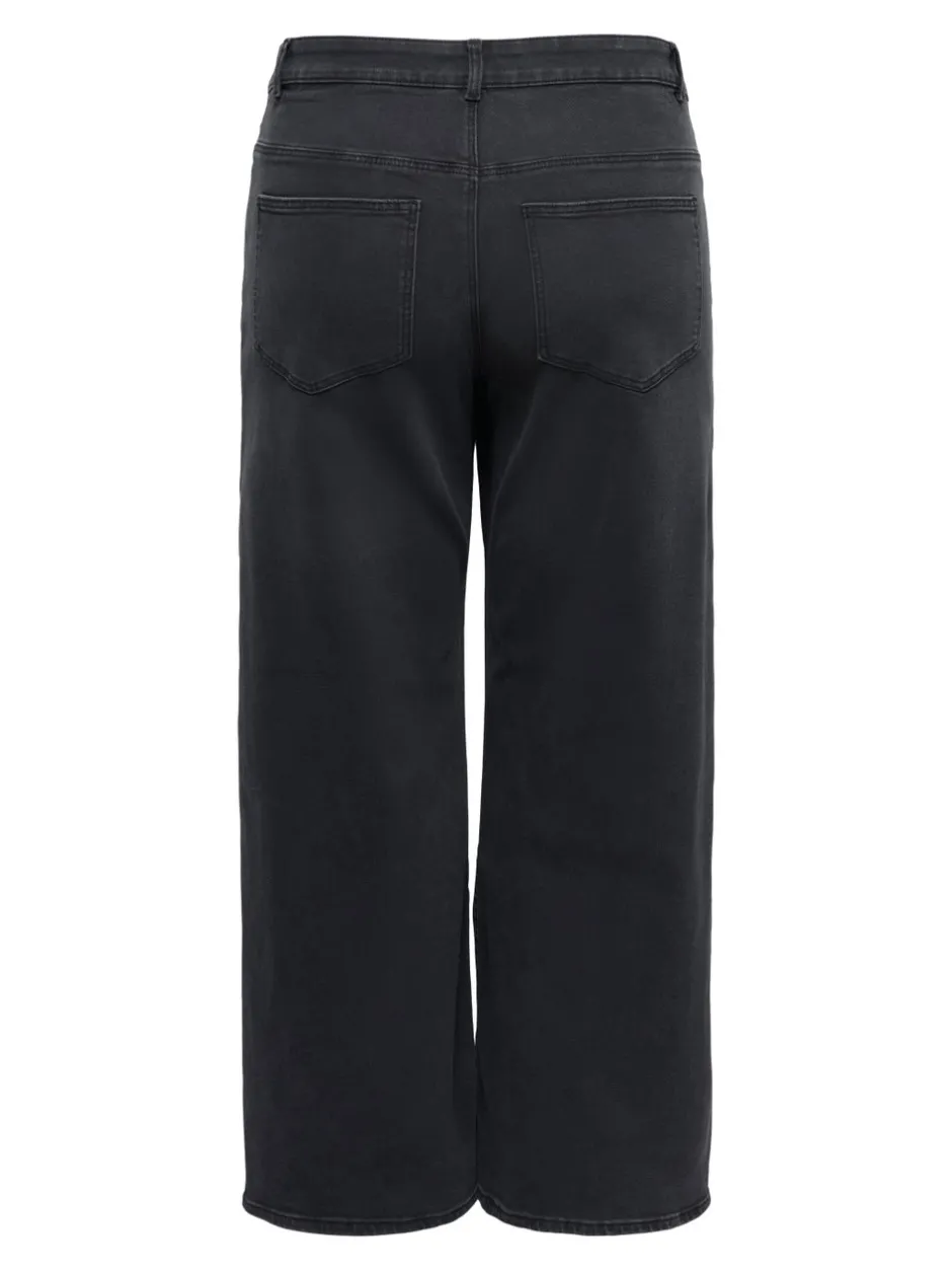 Discount CARMADISON Høj talje Wide leg fit Jeans Dame Jeans|Jeans
