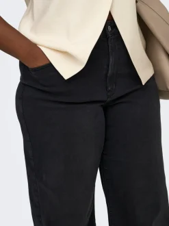 Discount CARMADISON Høj talje Wide leg fit Jeans Dame Jeans|Jeans