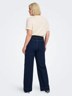 CARMADISON Høj talje Wide leg fit Jeans Dame Jeans|Jeans
