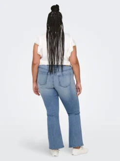 New CARMAYA Høj talje Flared fit Jeans Dame Jeans|Jeans