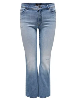 New CARMAYA Høj talje Flared fit Jeans Dame Jeans|Jeans