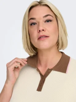 Discount CARMEDDI Strikket rullekrave Dame Strik & Cardigans