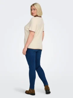 Discount CARMEDDI Strikket rullekrave Dame Strik & Cardigans