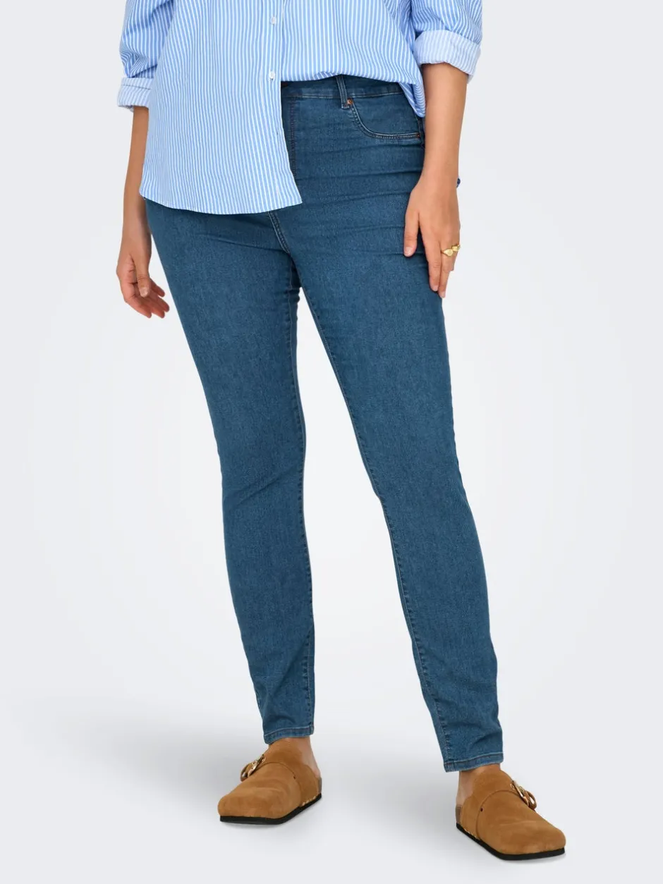New CARMILA-IRIS Høj talje Skinny fit Ankellængde Jeans Dame Jeans|Jeans