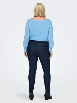 Sale CARMILA-IRIS Høj talje Skinny fit Ankellængde Jeans Dame Jeans|Jeans