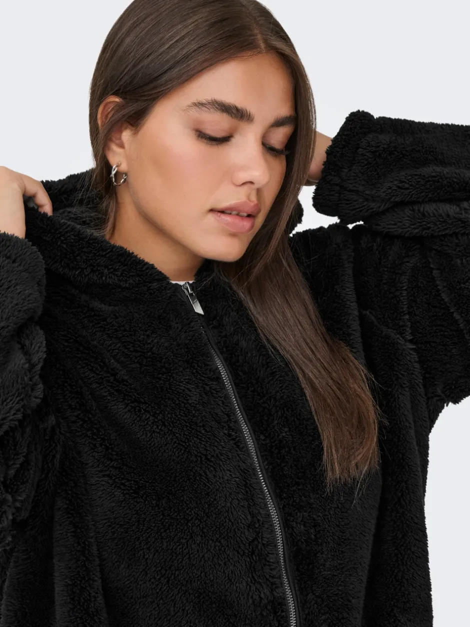 Discount CARNEWANNA Teddy-frakke Dame Jakker Og Frakker