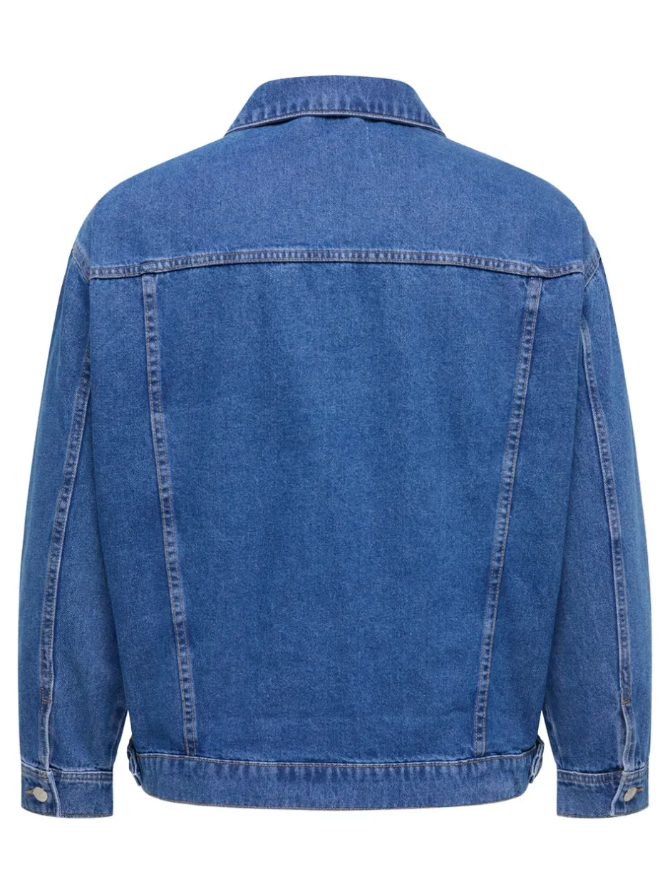 Clearance CAROCEAN Denimjakke Dame Jakker Og Frakker|Double Denim