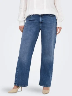 CARRADISON Høj talje Wide leg fit Jeans Dame Jeans|Jeans