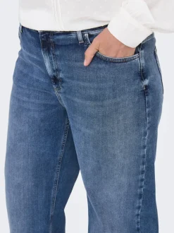 CARRADISON Høj talje Wide leg fit Jeans Dame Jeans|Jeans
