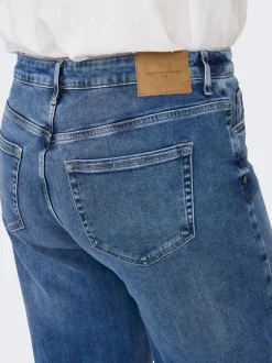 CARRADISON Høj talje Wide leg fit Jeans Dame Jeans|Jeans