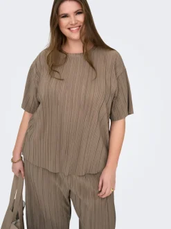 New CARRAVENNA Plisseret top Dame Toppe