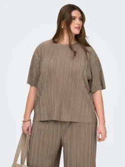 New CARRAVENNA Plisseret top Dame Toppe