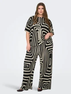 Clearance CARRAVENNA Regular fit Plisserede bukser Dame Bukser