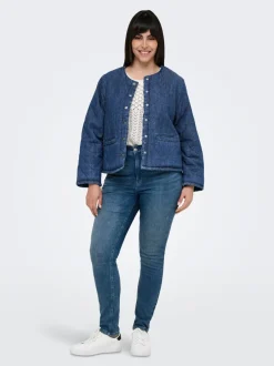 Sale CARROSA Quiltet jakke Dame Jakker Og Frakker|Double Denim