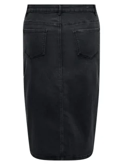 CARROSE Denim Denim-nederdel Midinederdel Dame Nederdele|Double Denim