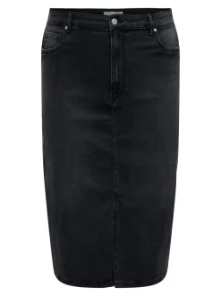 CARROSE Denim Denim-nederdel Midinederdel Dame Nederdele|Double Denim
