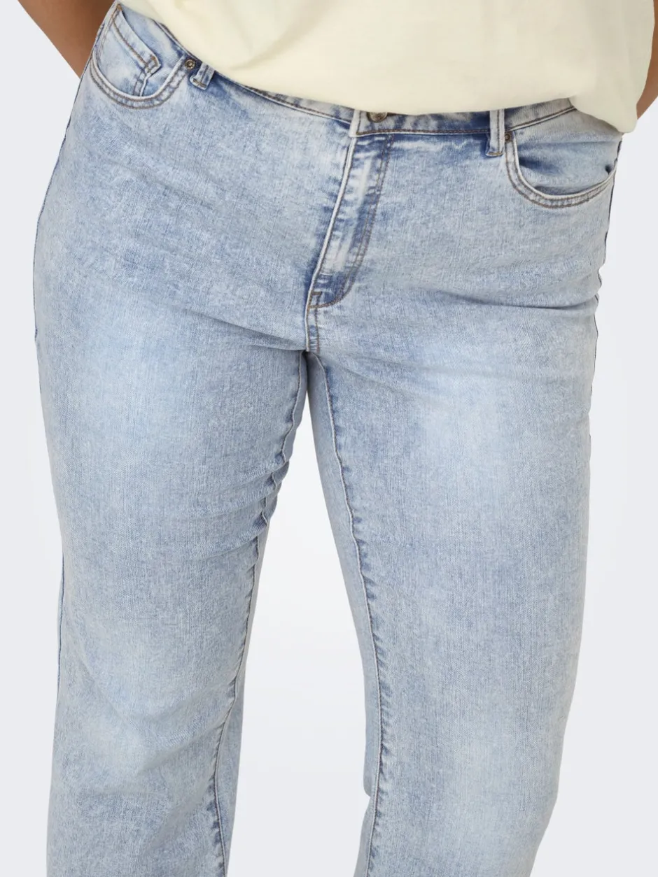Best CARROSE Høj talje Retro flared fit Jeans Dame Jeans|Jeans