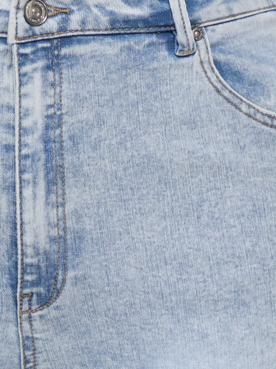 Best CARROSE Høj talje Retro flared fit Jeans Dame Jeans|Jeans
