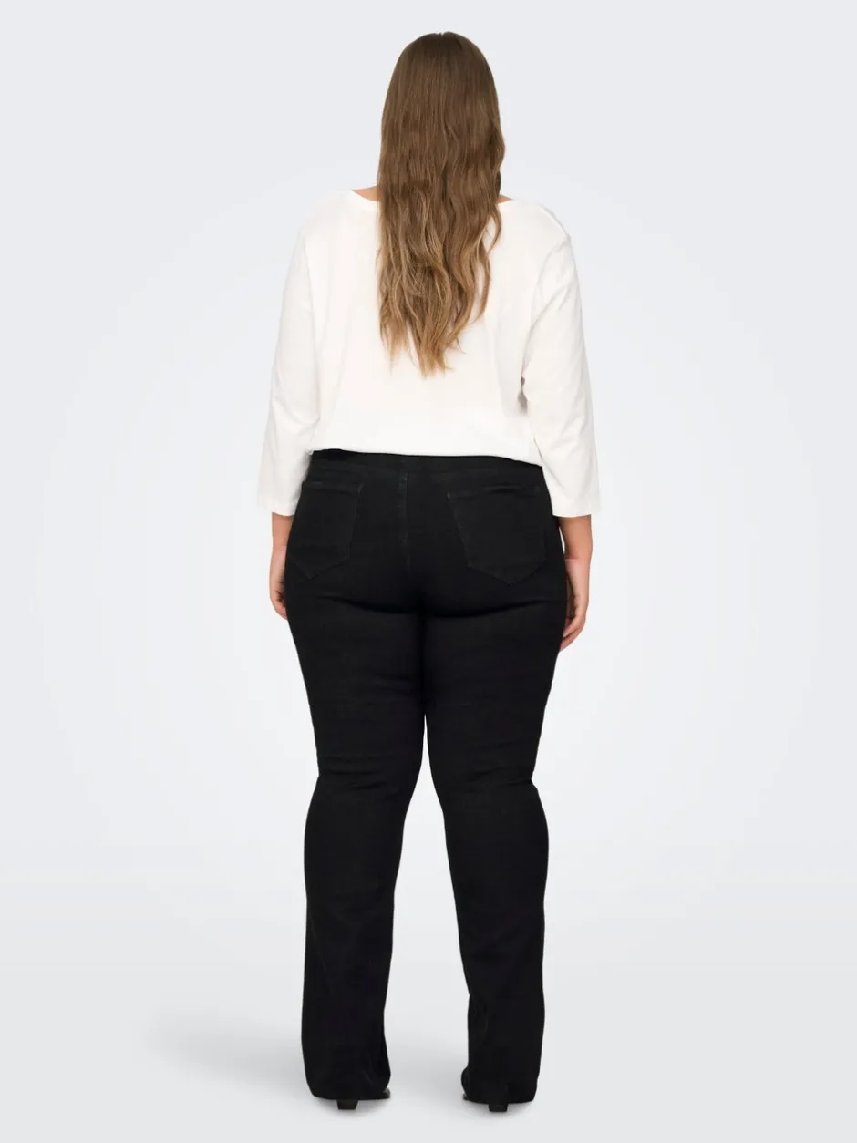 Hot CARSALLY Høj talje Flared fit Jeans Dame Jeans|Jeans