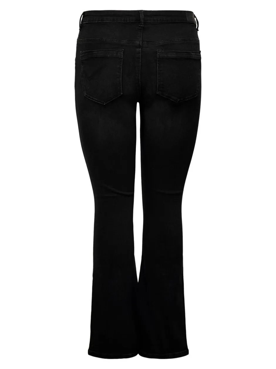 Hot CARSALLY Høj talje Flared fit Jeans Dame Jeans|Jeans